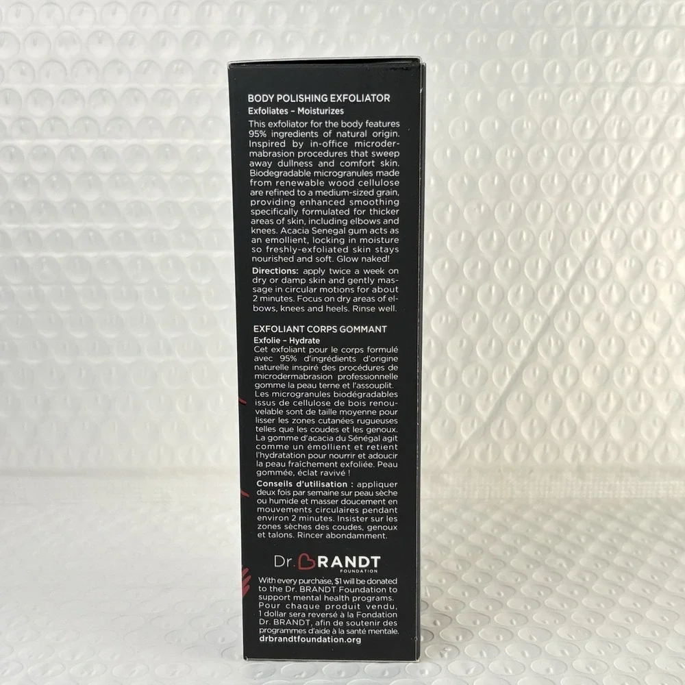 2x Dr Brandt Microdermabrasion Body Polishing Exfoliator Scrub 3.5oz New Formula